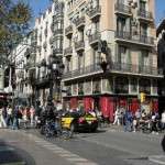 İspanya, Barselona, La Rambla Caddesi İspanya, Barselona, La Rambla Caddesi