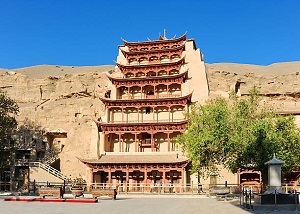 Çin Gansu eyaleti Dunhuang