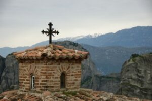 Geziyorum.Kalambaka resimleri.Varlam manastırı.1