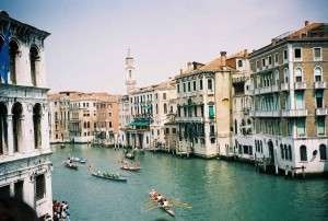 İtalya Venedik Büyük Kanal