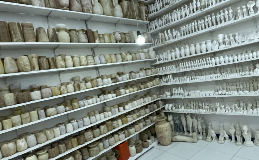 Mısır Taştan Vazo yapımı